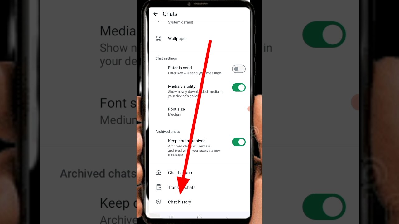 How to delete whatsapp chat  permanently | Whatsapp Chat History #shorts