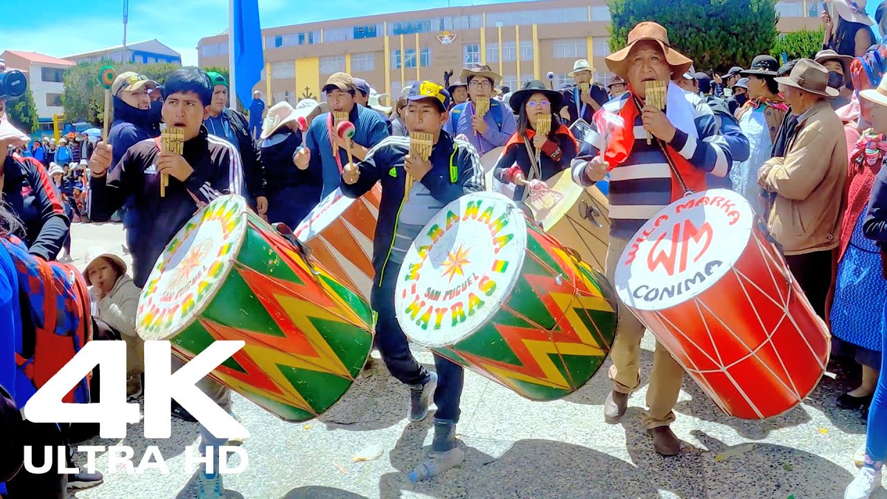 Sikuris Unidos Quechuas y Aymaras | en Honor a los Héroes Caídos el 9 de Enero de 2023 en Juliaca
