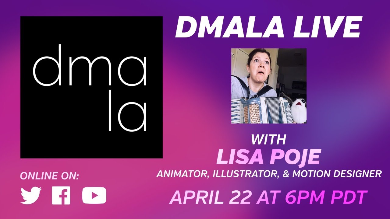 DMALA LIVE with Lisa Poje (Motion Designer at NASA Jet Propulsion Laboratory)