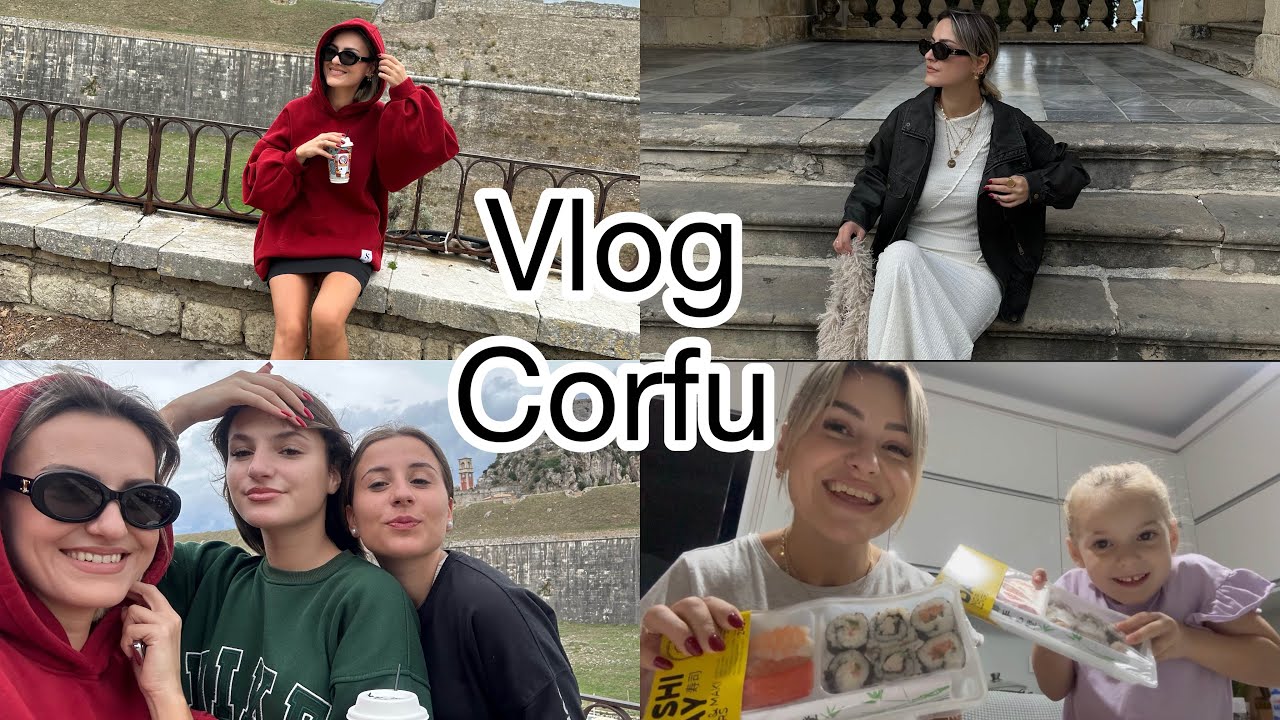 Dita e dyte ne Corfu//Pam nje 🐀//Super Market Haul me Elenin//Vlog//Dezi Lami