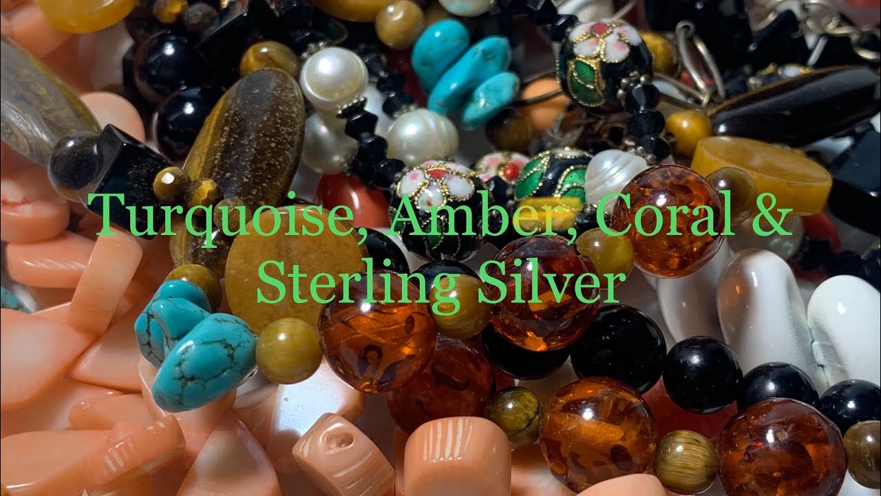 Goodwill Mystery Jewelry Bag - Gemstones & Sterling Silver