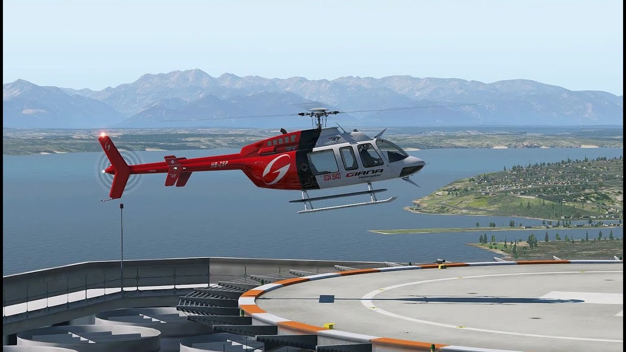 Bell 407 - Roof Top Landing Practice in Seattle - Xplane 11