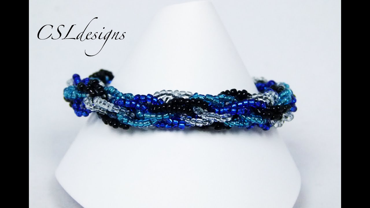 Round seedbead kumihimo braid