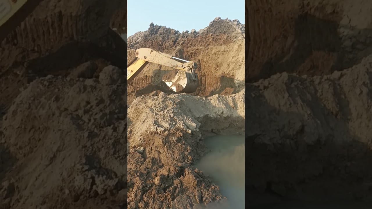 JCB || Rockstar || jcb Working || JCB mud cutting ✂️