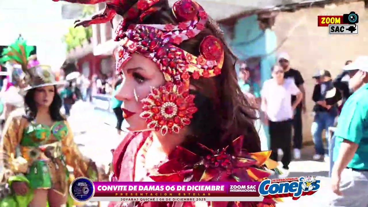 PRESENTACION DEL CONVITE DE DAMAS JOYABAJ AMENIZA INTERNACIONALES CONEJOS