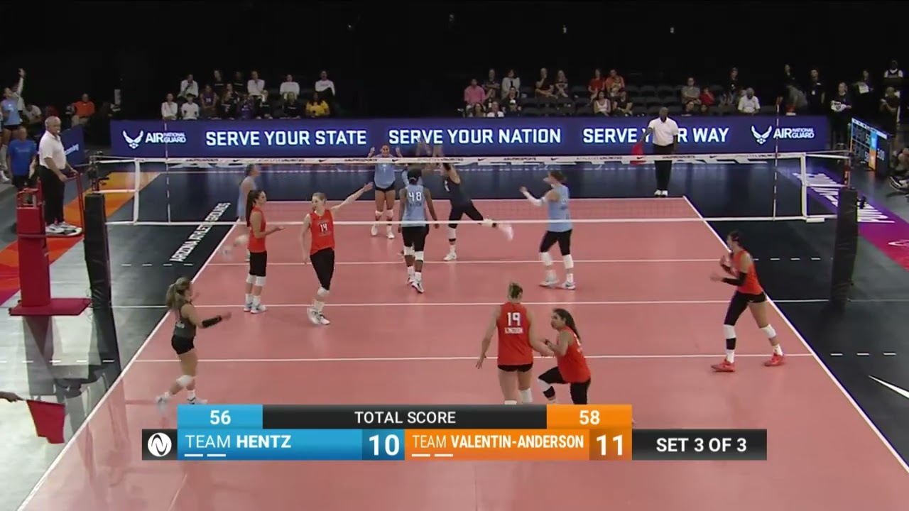 AU Pro Volleyball Game 1: Khat Bell Nice Kill,  Marlie Monserez Nice Set