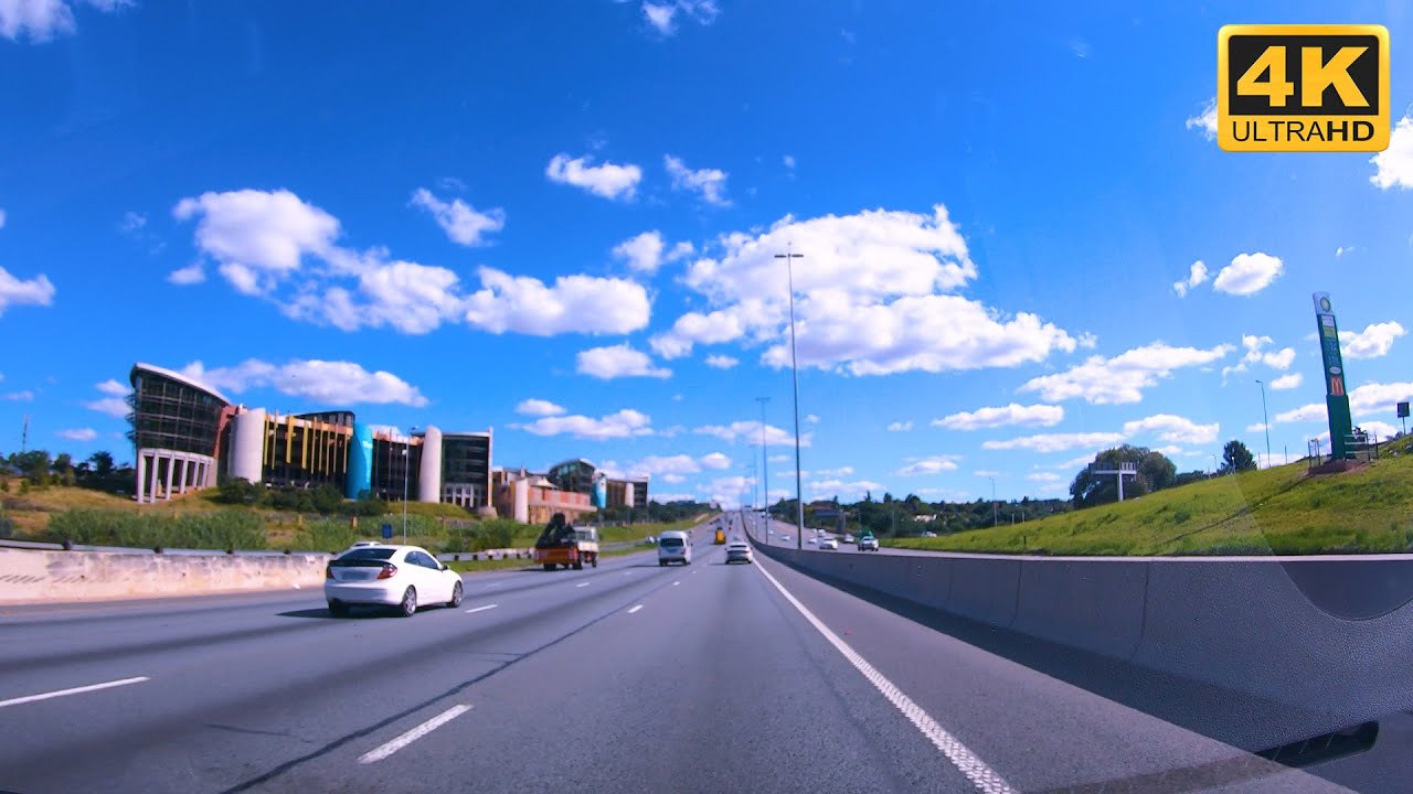 4K Drive | Kyalami Corner Shopping Centre - Roodepoort | City Drive | Road Trip | #DriveWithMe