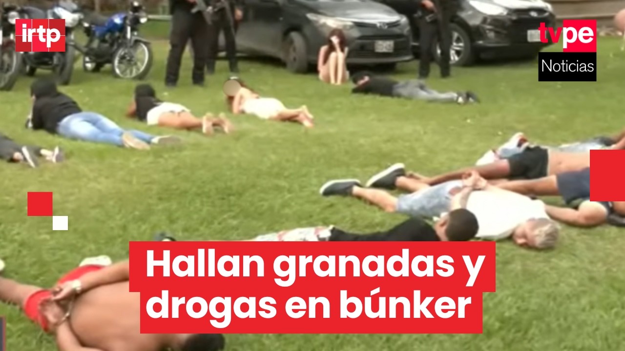 Cieneguilla: intervienen búnker con 19 extranjeros y seis peruanos