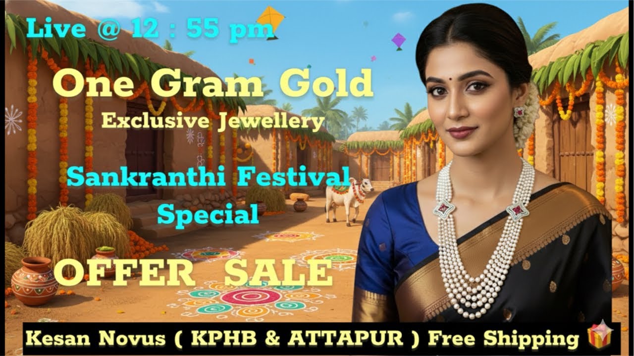 Sankranthi Special SALE | Kesan Novus #onegramgold #jewellery #ORDER 9705777705 #necklace #longchain
