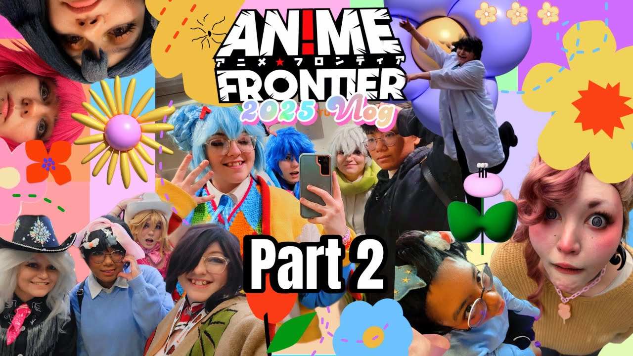 Anime Frontier TX 2025 Vlog! Part 2 - SkyChips absorbs con life :D