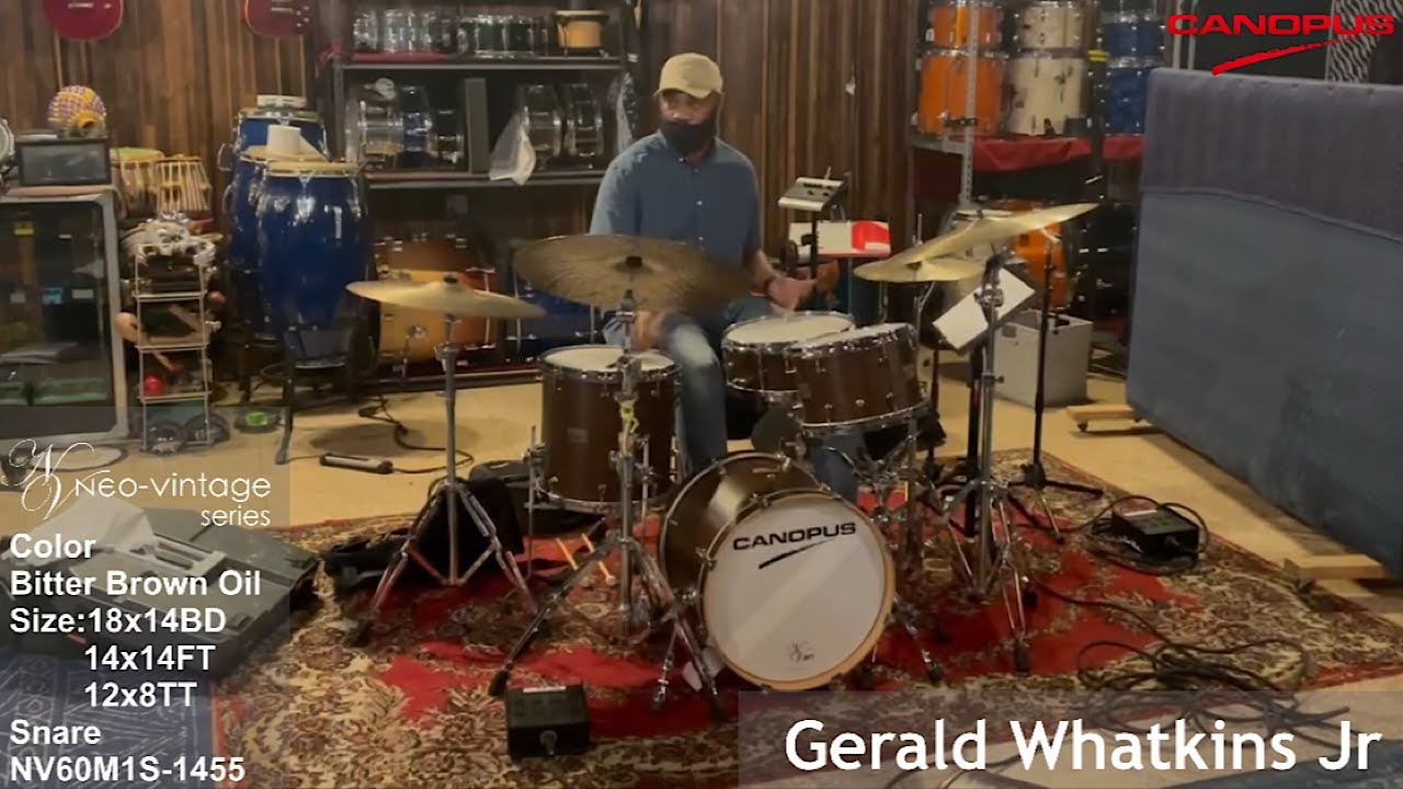 [CANOPUS / カノウプス] Gerald Watkins Jr plays Canopus Neo Vintage NV60-M1
