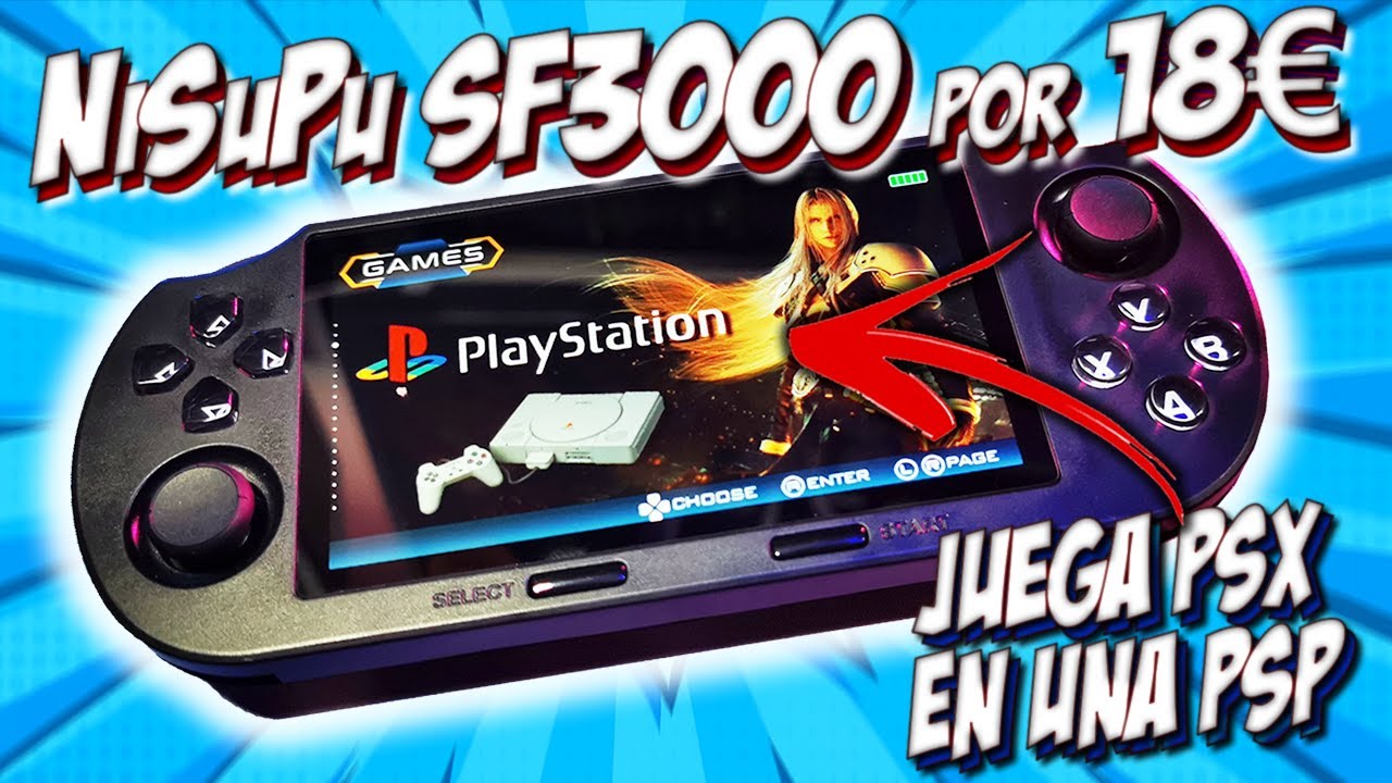✔️La SF3000 de NiSuPu por 18&euro; es la mejor Consola BARATA de AliExpress en 2025 ? Merece la pena?