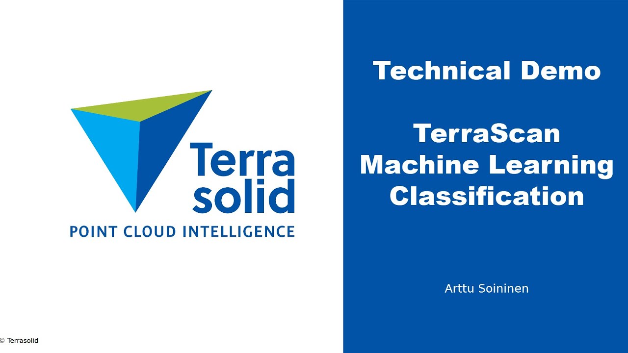 Классификация машинного обучения TerraScan