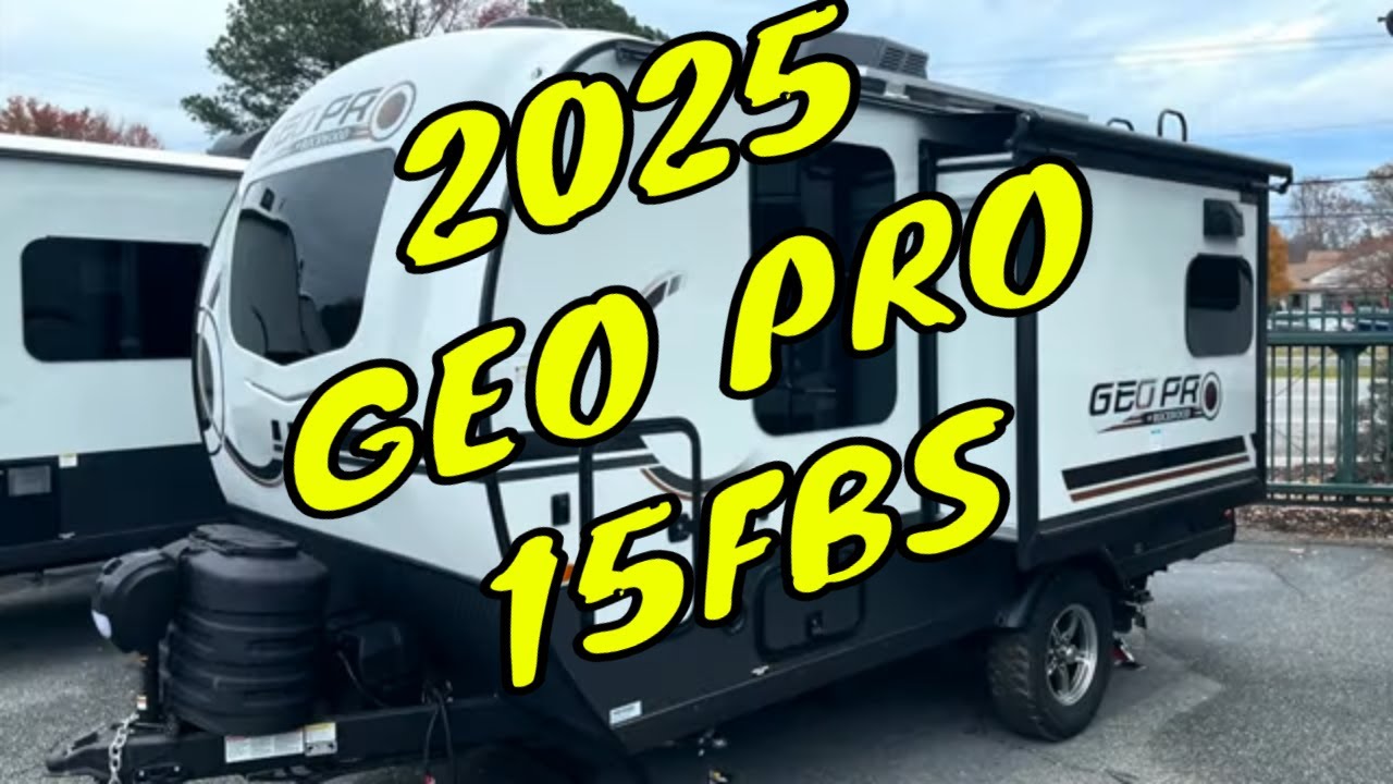 NEW 2025 ROCKWOOD GEO PRO 15FBS OFF ROAD TRAVEL TRAILER Dodd RV MURPHY BED SOLAR WALKTHROUGH