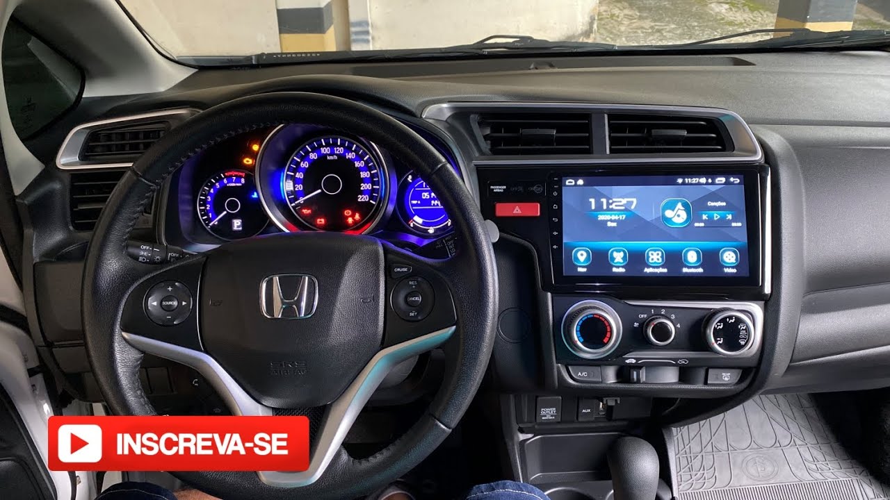 Central Multimidia Honda Fit Ex 9