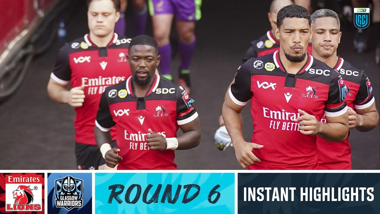 Emirates Lions v Glasgow Warriors | Instant Highlights | Round 6 | URC 2022/23