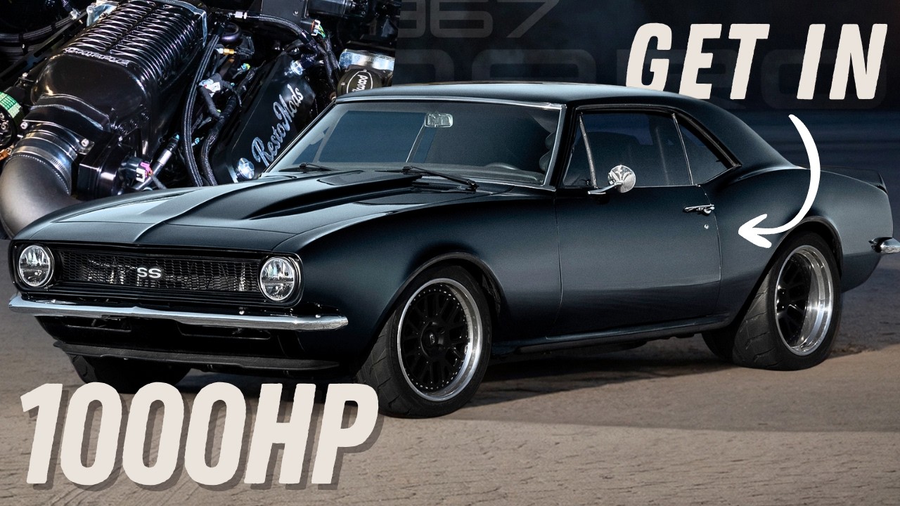Supercharged 1967 Camaro RestoMod Ride-ALONG!