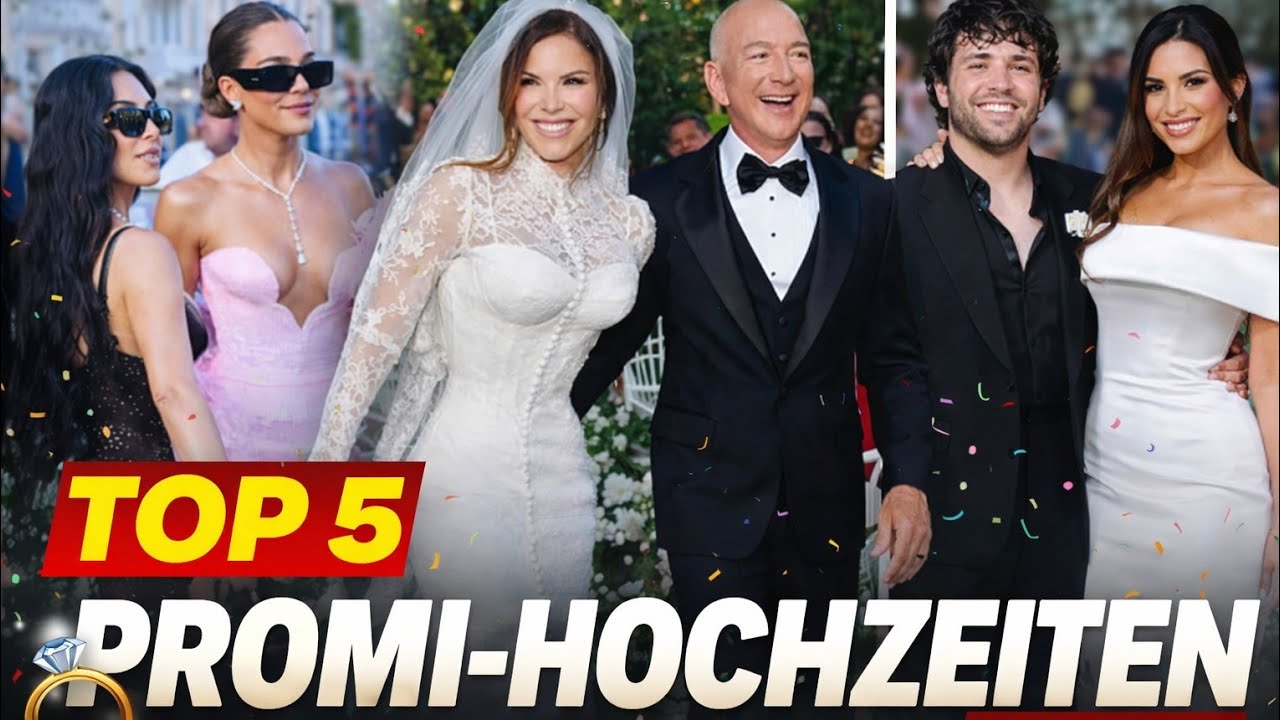 Liebe, Luxus & große Gefühle: Die fünf spektakulärsten Promi-Hochzeiten 2025