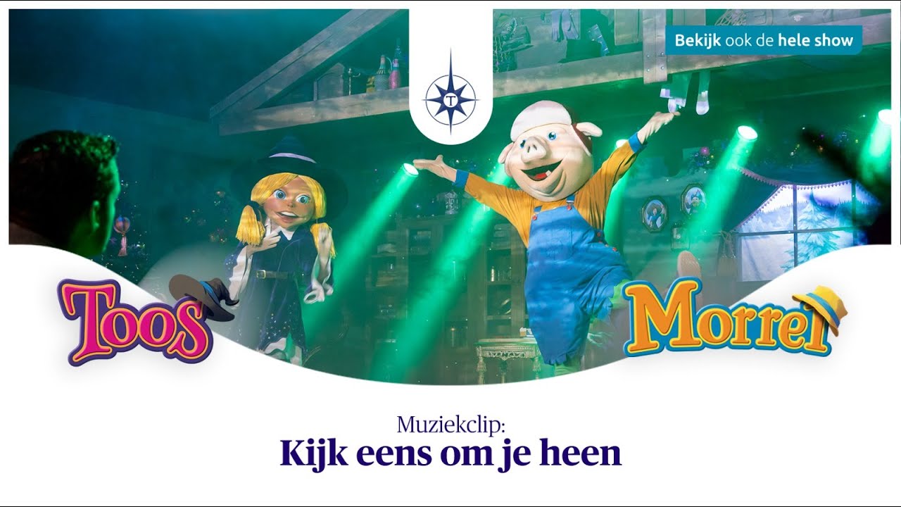Muziekclip: Kijk eens om je heen 🎶 - Toos & Morrel laten het sneeuwen | Attractiepark Toverland