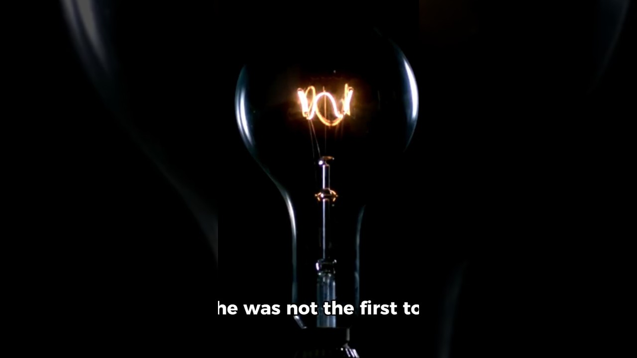 The world's first light bulb #LightbulbInvention#EdisonInnovation#HistoryOfLight