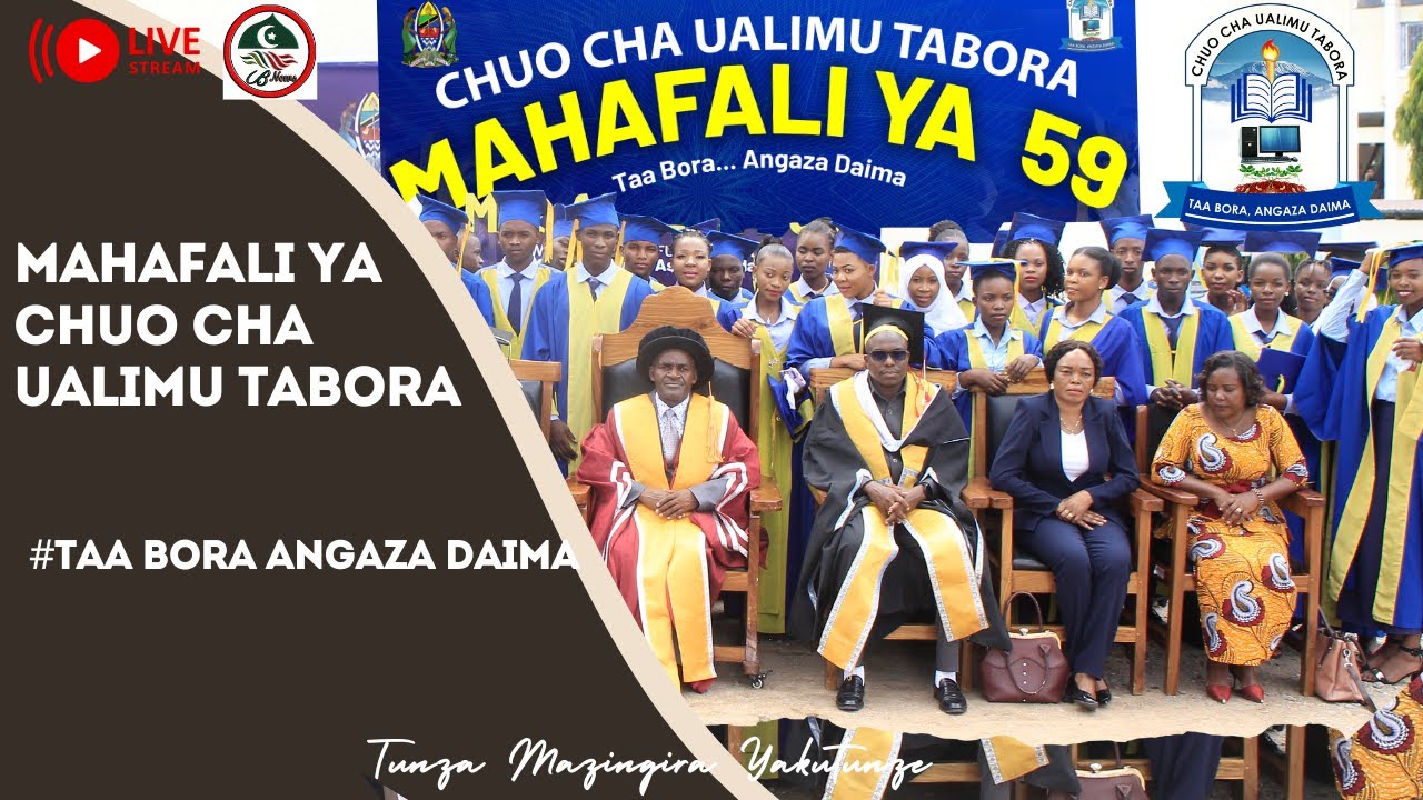 #LIVE 🔴: MAHAFALI YA  59 YA CHUO CHA UALIMU TABORA (TTC)-2025