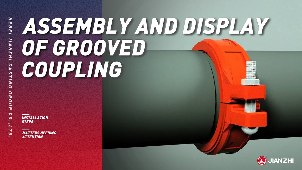 How to install grooved coupling？