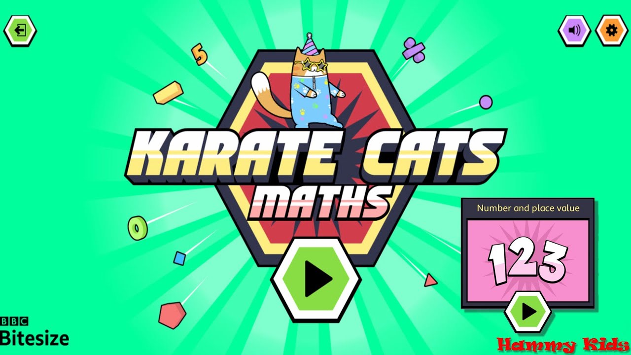 Karate Cats | Maths | Number and Place Value | Bronze Silver Gold Cup | Hammy Kids