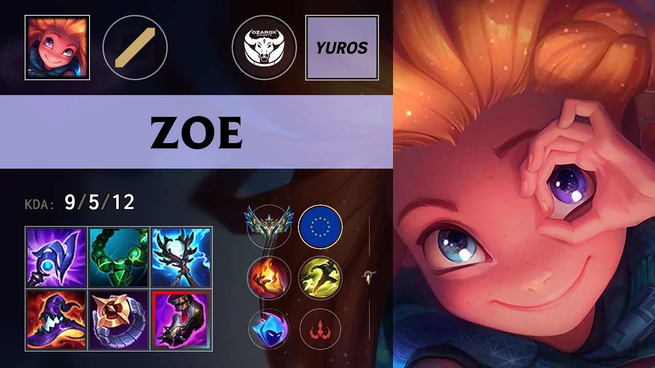 (DIA Yuros) Zoe Mid vs Yone (Chover) - EUW Challenger Patch 26.19