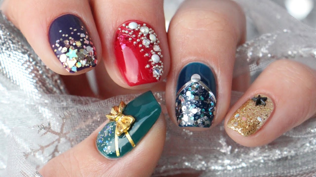 5 New Year's Eve Nail Art Design Ideas!