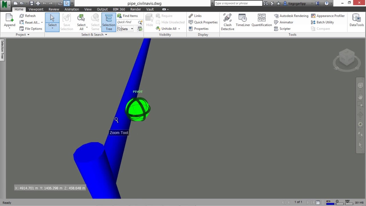 Consultoria - Pipe Network Civil 3D - Navisworks