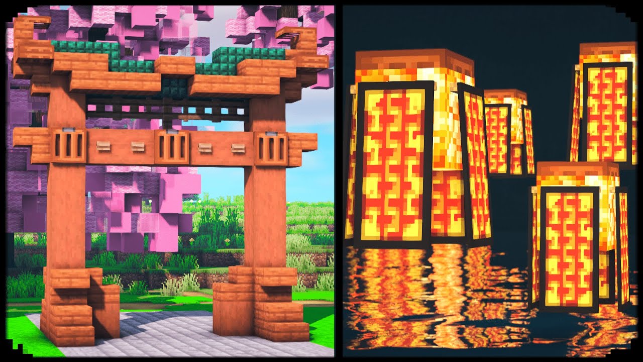 Minecraft: 20+ JAPANESE Build Hacks and Ideas