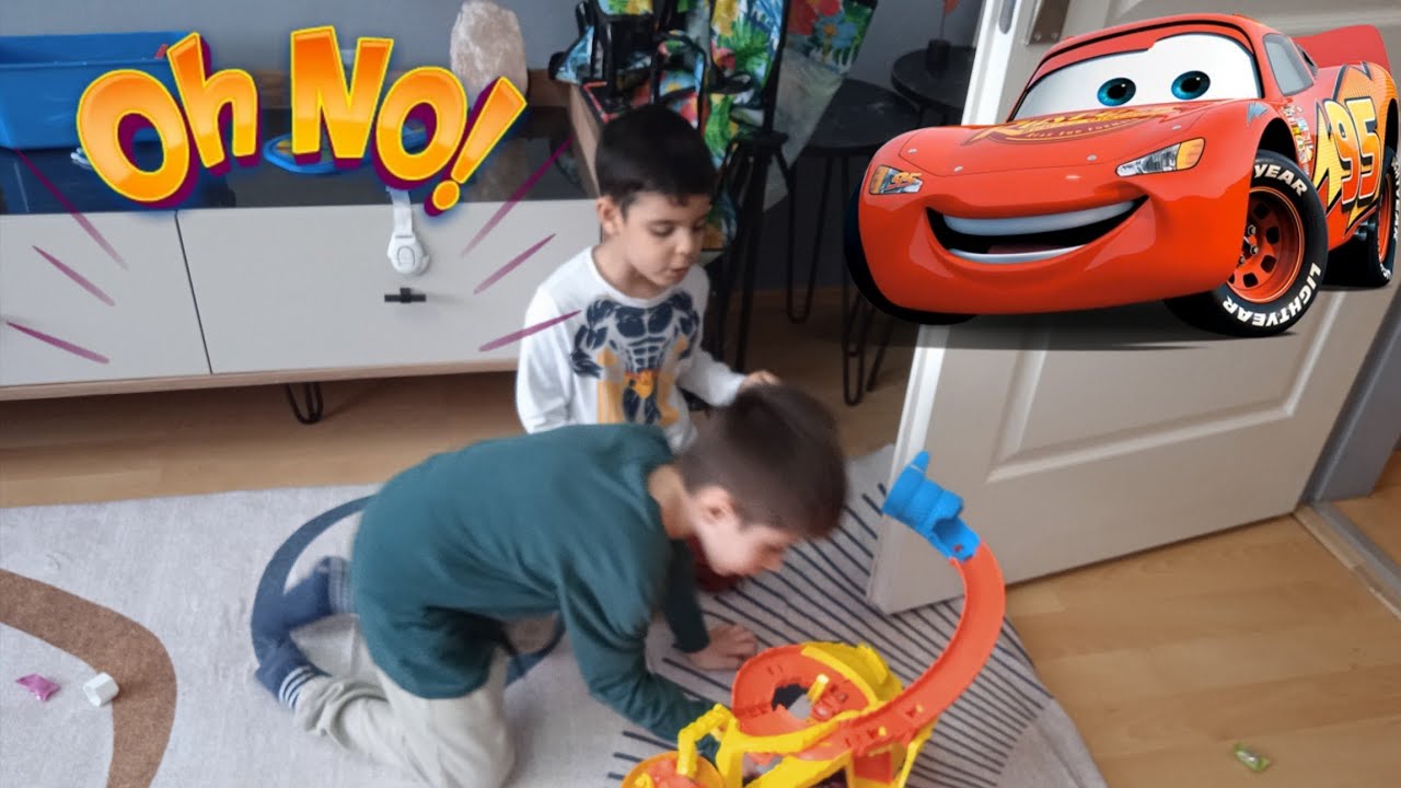 Oyuncak araba videolari! İtfaiye polis beton mikser hotwheelss çar şimşek McQueen traktör kamyon&
