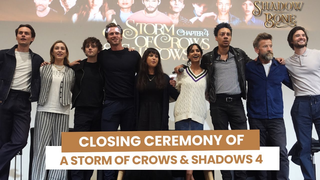 Closing ceremony of the A Storm of Crows and Shadows 4 with the cast of Shadow and Bone in Paris