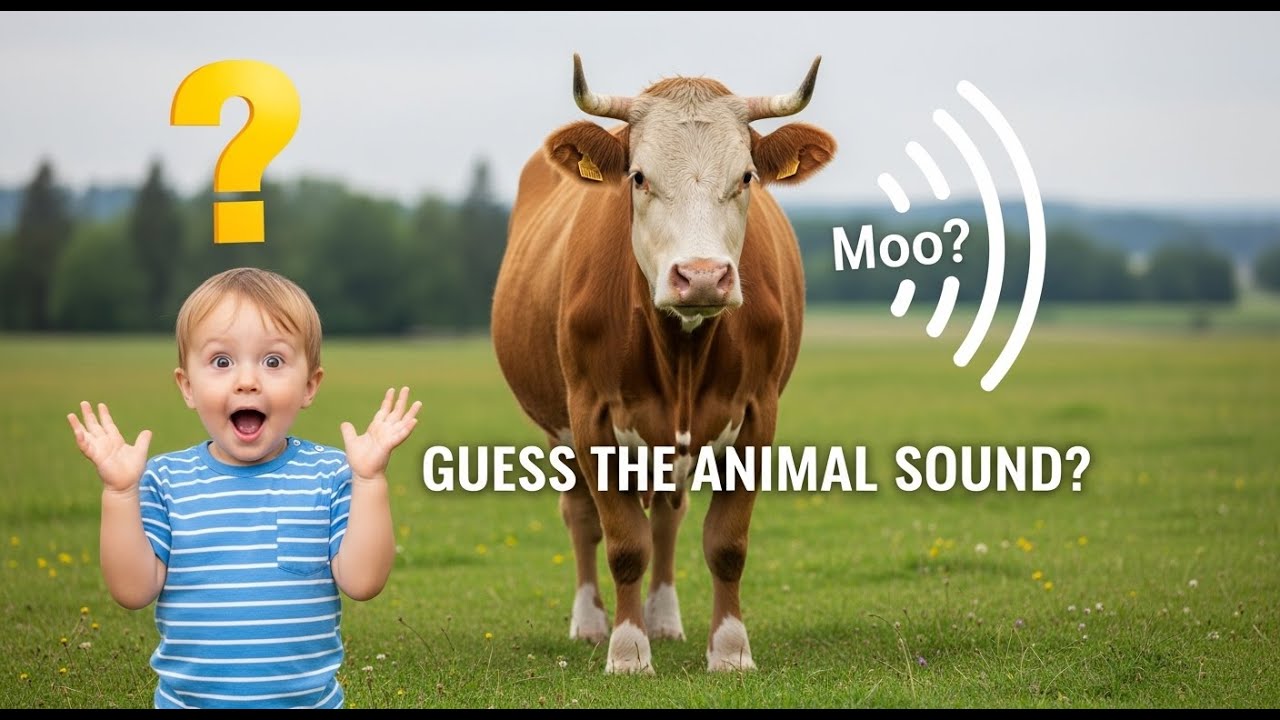 🐮 Nghe Tiếng – Xem Hình – Đoán 99 Con Vật | Trò Chơi Học Tập Cho Bé