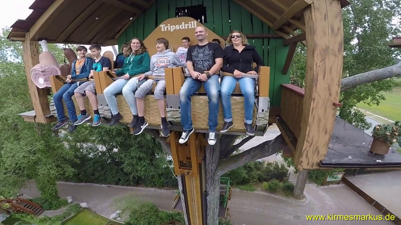 Doppelter Donnerbalken Onride Erlebnispark Tripsdrill 2016