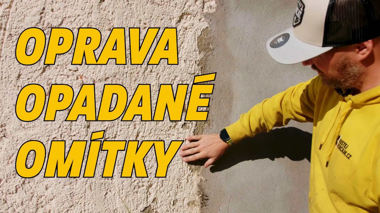 Oprava opadané omítky