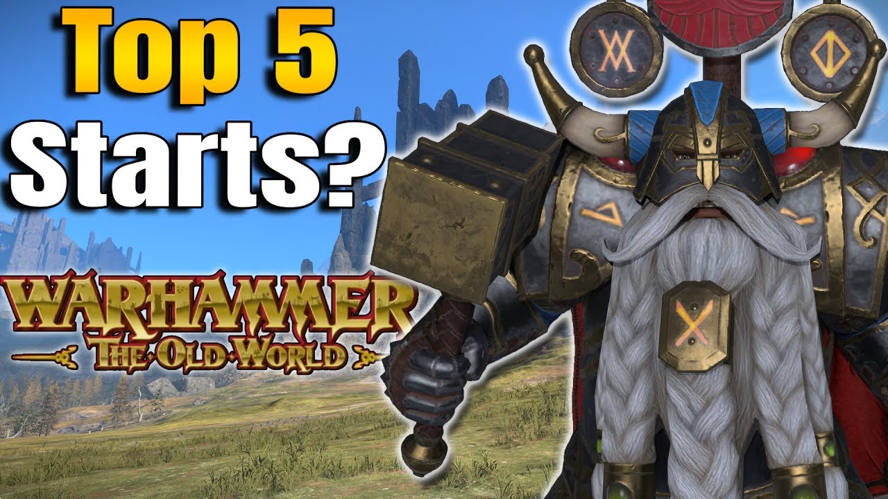 Top 5 starts in Warhammer 3 Old World mod by ChaosRobie