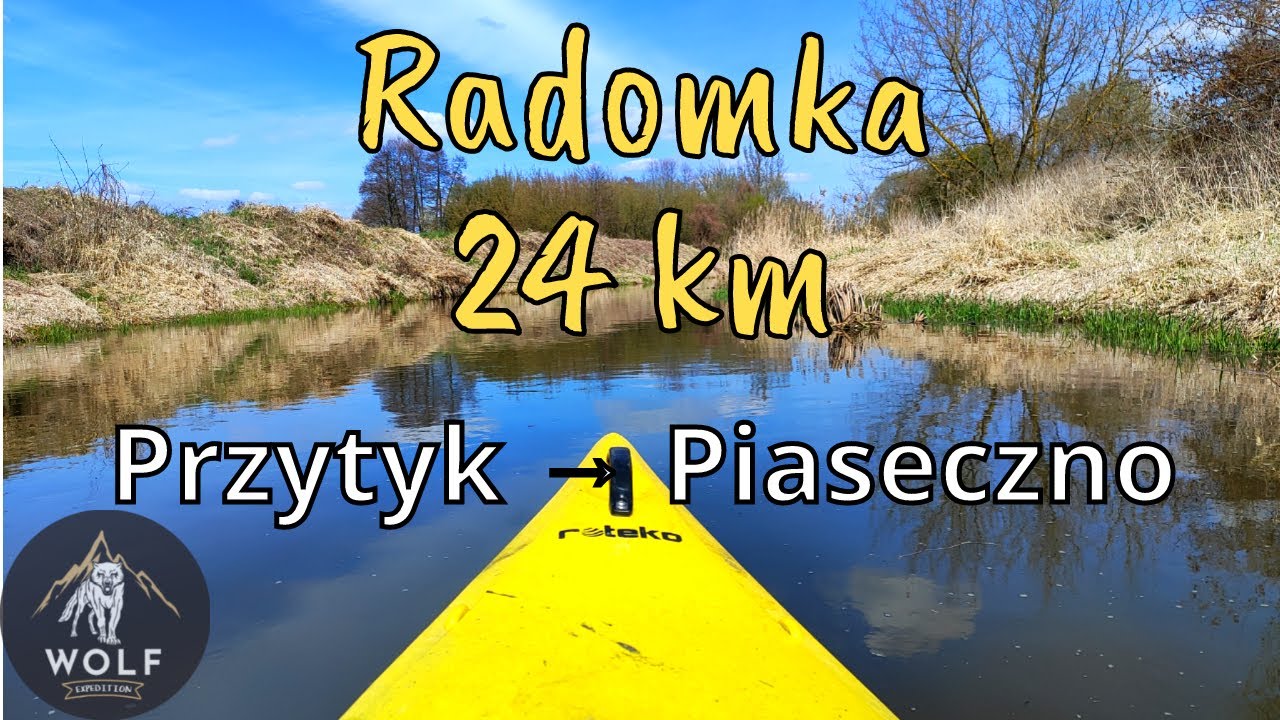 Spływ kajakowy Radomką – śluzy, przenoski i 24 km przygody