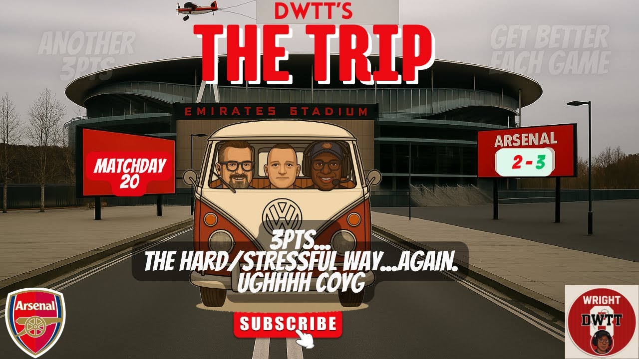 @DWTT - THE TRIP -   3PTS...THE HARD/STRESSFUL WAY…AGAIN. COYG. EP 181