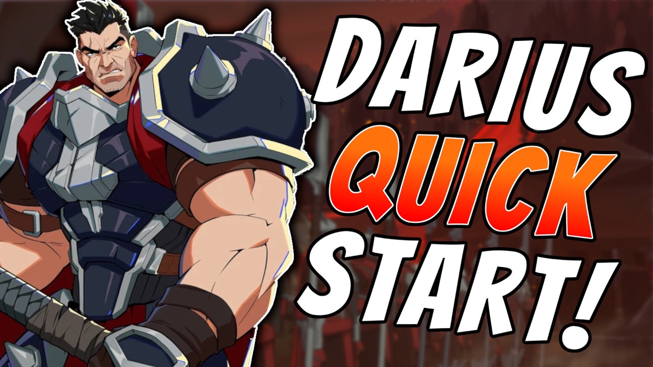 Darius quickstart guide in 2xko