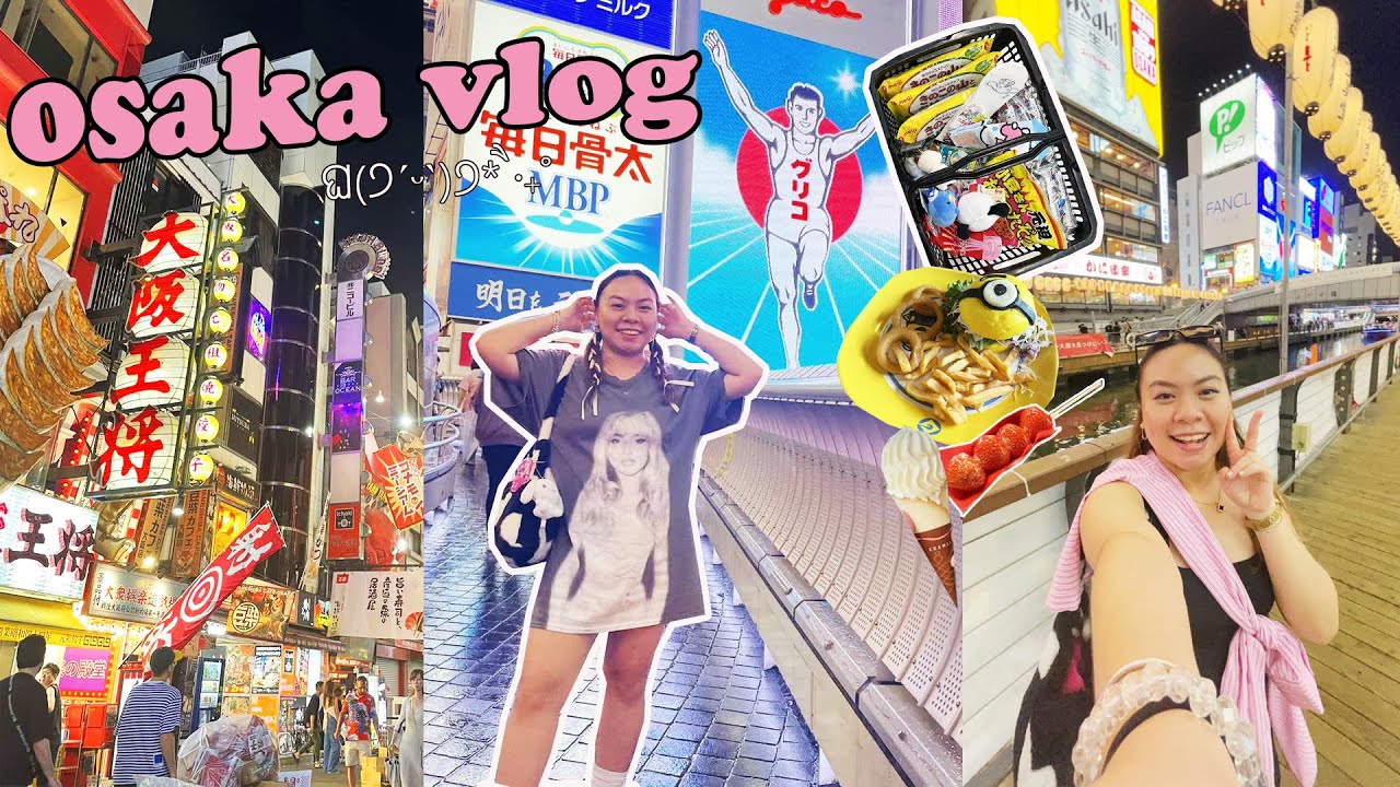 OSAKA VLOG ♡ my first time in japan, dotonbori food, kyoto, usj ++ | maarteng architect diaries