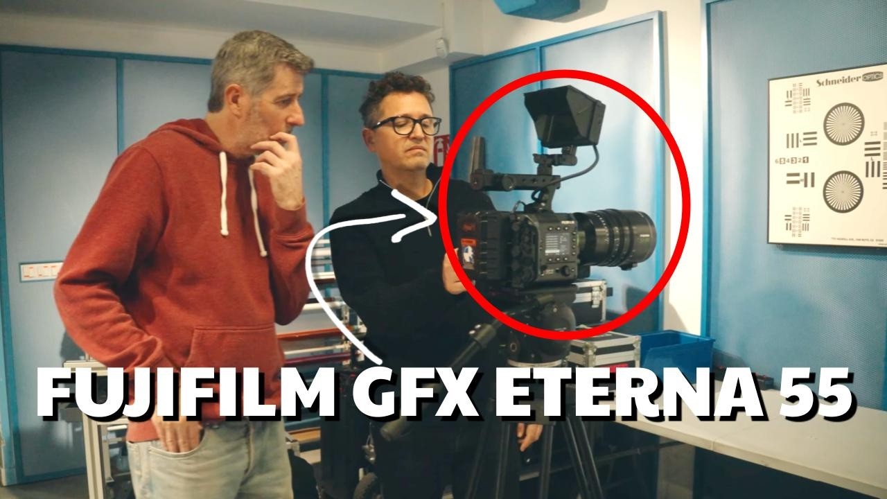 30 min antes del rodaje ¿LOCURA? | Fujifilm GFX ETERNA 55