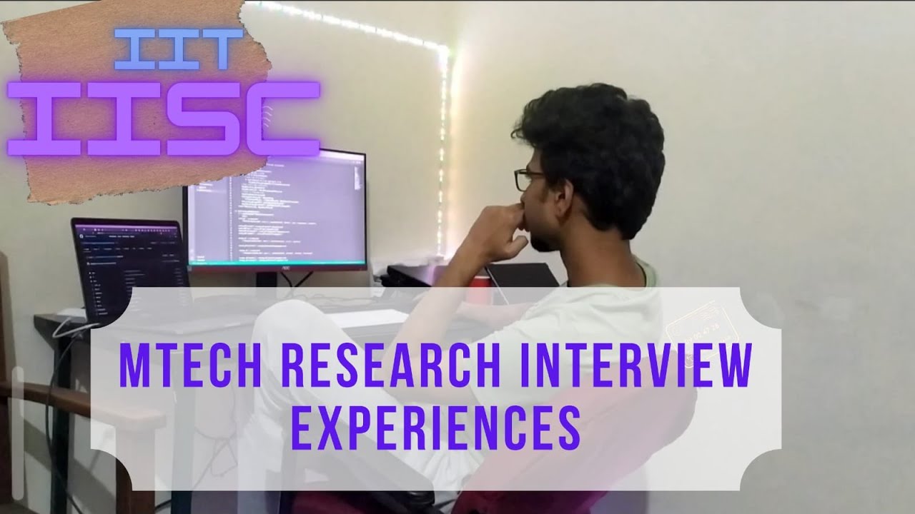 Интервью с исследователями MTech || Исследования в области IISc || Кешав Винаяк Джа