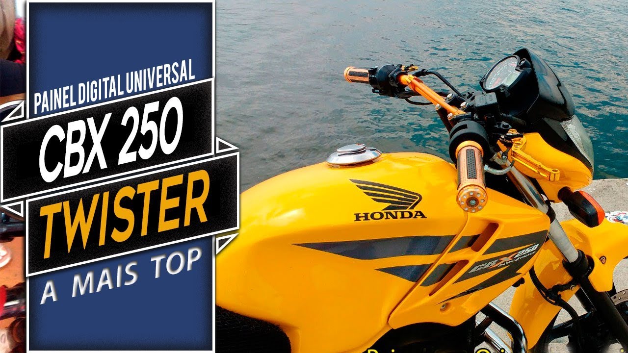 HONDA TWISTER CBX 250 cc 2008 COM ACESSÓRIOS - Modificação mais top da Twister carburada