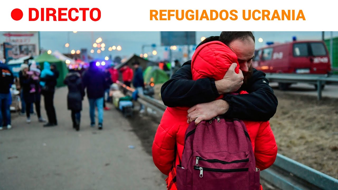 Los UCRANIANOS huyen del pa&iacute;s hacia la UNI&Oacute;N EUROPEA (31/03/2022) | RTVE Noticias