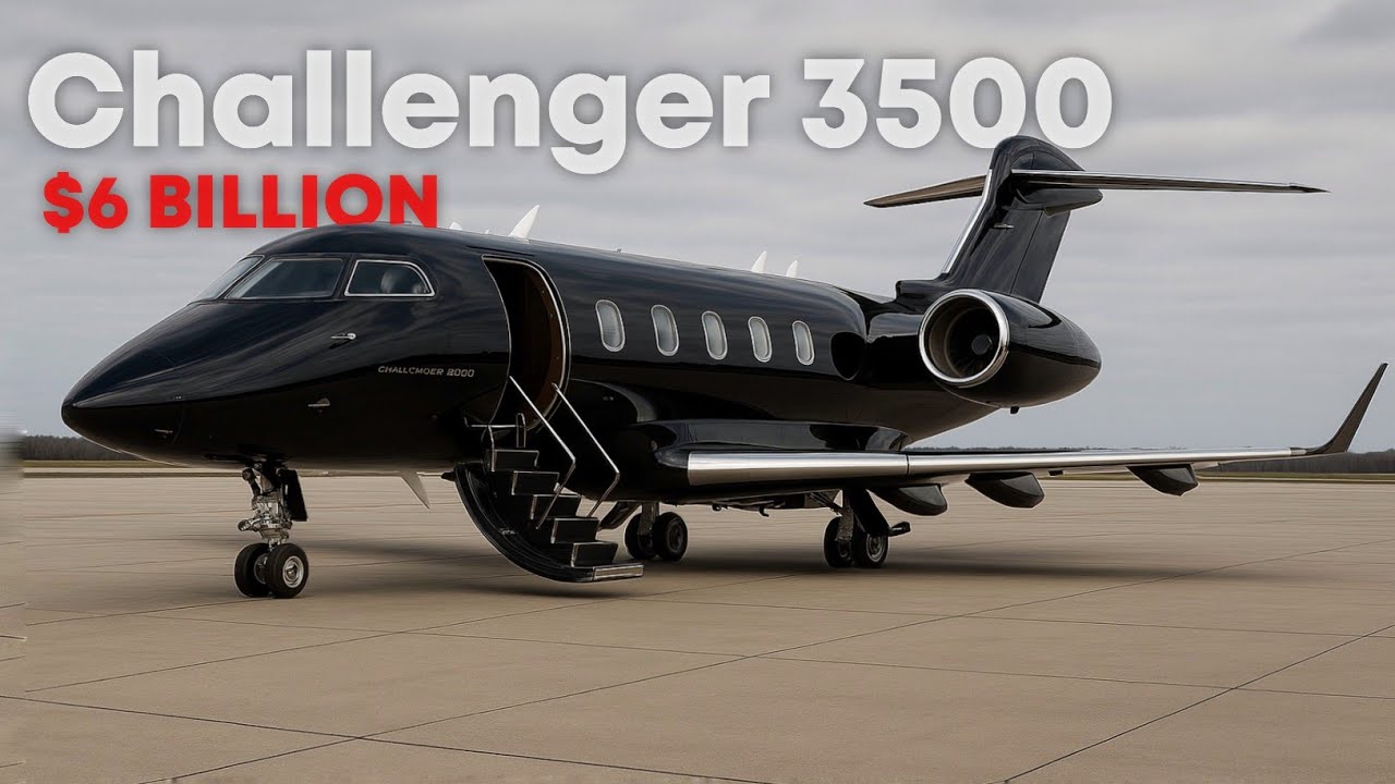 New Bombardier Challenger 3500 Aircraft The Most Luxurious in the World Business Jet!