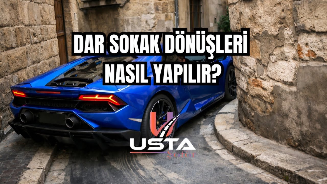Dar sokak dönüşleri nasıl yapılır? #direksiyondersi #direksiyoneğitimi #sürüşdersi #direksiyonsınavı