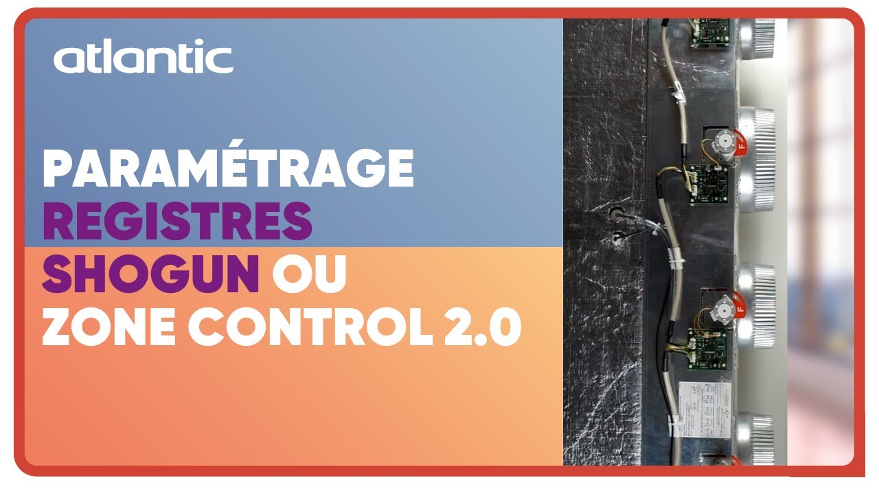 Paramétrer ses registres SHOGUN ou  ZC 2.0