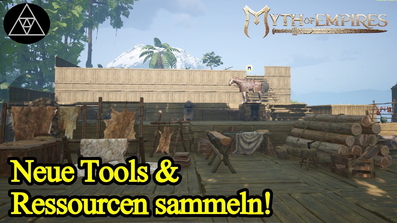 Hartholz, Stein, neue Tools, Lederverarbeitung uvm.! ► E05 Myth of Empires Gameplay