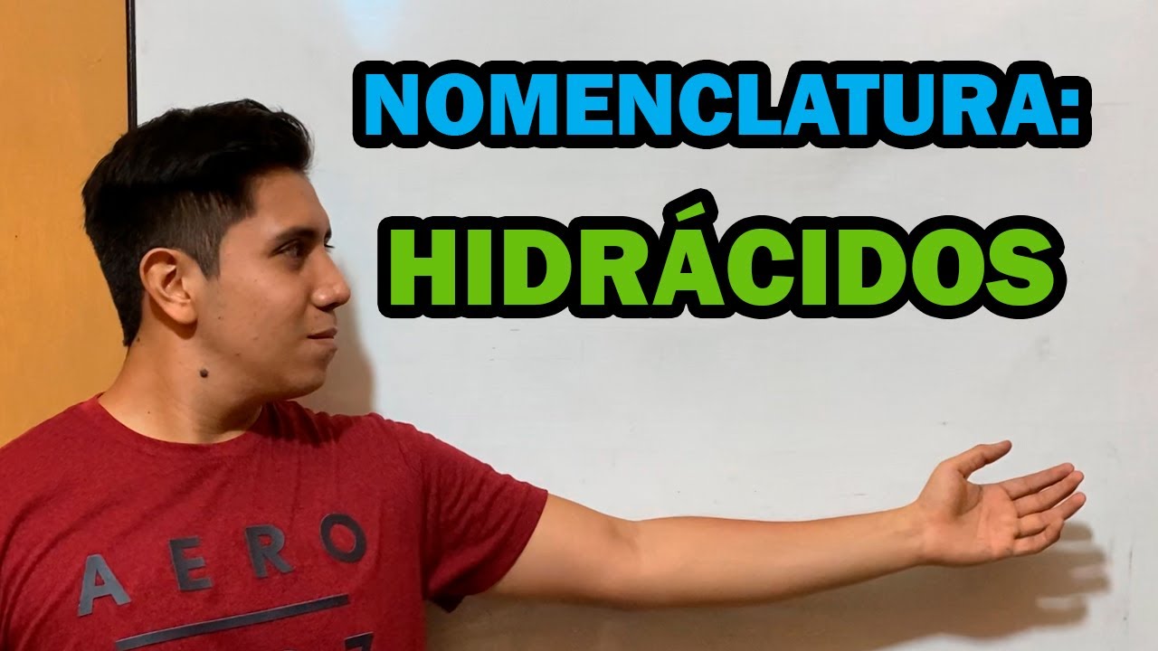 HIDRÁCIDOS: Nomenclatura STOCK, IUPAC Y TRADICIONAL